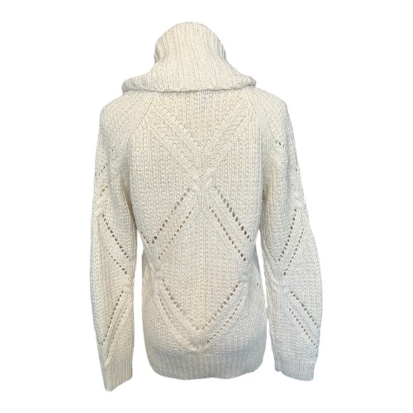 NWOT JCP cream acrylic wool-blend tunic sweater – size S - Picture 5 of 8